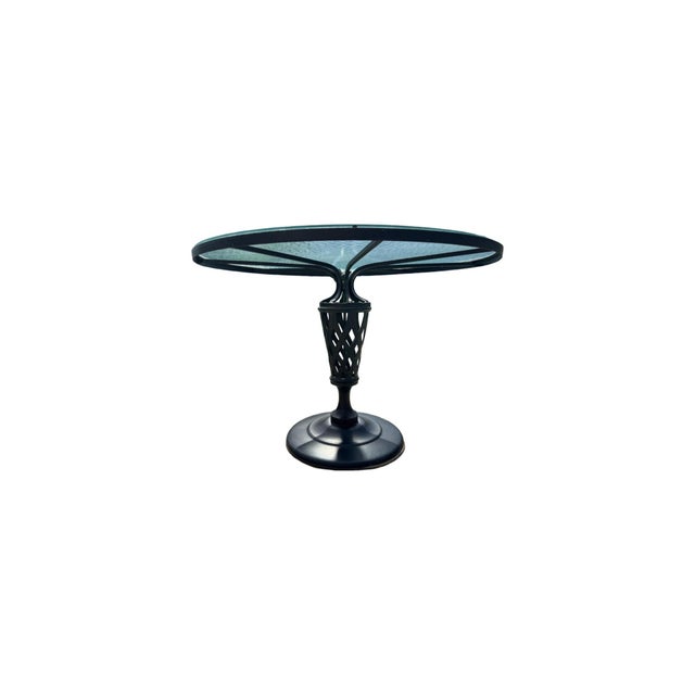 Metal 1972 Woodward Wrought Iron Patio Set For Sale - Image 7 of 10