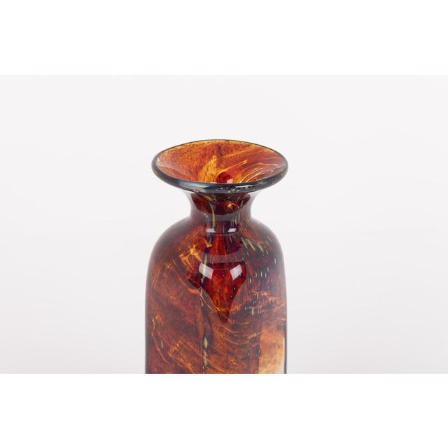 Art Glass Vase by Michael Harris for Mdina Maltese For Sale - Image 4 of 8