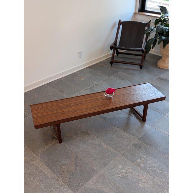 Teak "Krobo" Bench by Torbjørn Afdal for Bruksbo, Norway, 1960s For Sale - Image 10 of 18