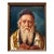 M WysockiAustrian Judaica Portrait of Hasidic Rabbi Oil Painting For Sale