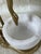 Palm Beach Style Gold Heron Accent Sculpture With Marble Bowl For Sale In Portland, OR - Image 6 of 10