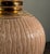 Vintage Ceramic Faux Bamboo Table Lamps With Gold Accents - A Pair For Sale - Image 4 of 10