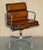 Super comfortable, original herman miller 1977 hand dyed cigar brown leather soft pad captains chairs which are model...
