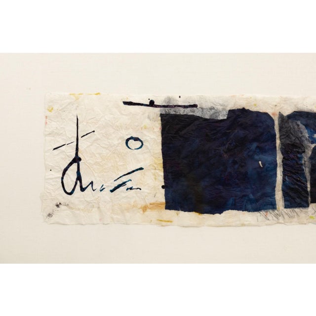 Rosi Marx Untitled Signed Original Mixed-Media Collage on Paper Contemporary For Sale - Image 4 of 7