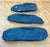 Vintage Gold Leaf Face Pottery Stripes - Set of 3 For Sale In West Palm - Image 6 of 12