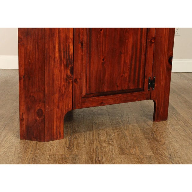 Custom Quality Pine Corner Cupboard For Sale - Image 9 of 12