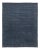 Modern Gabbeh Style Hand-Loom Minimalist Pattern Blue Wool Rug For Sale