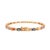 Metal Luxury 6.13Ct Multi Sapphire & Diamond Halo Contemporary Tennis Bracelet in 14k Gold For Sale - Image 7 of 13