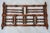 P0320 stylish and very attractive wall mounted, turned coat and hat rack, originally used as wig rack, having two long and...
