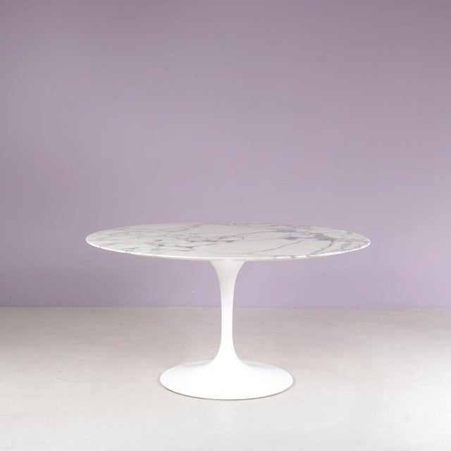 Vintage Marble Dining Table by Saarinen for Knoll, 1970s For Sale - Image 3 of 14