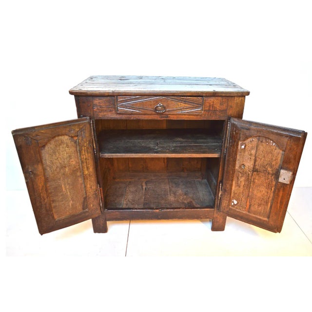 Wood 17th Century Petite Buffet For Sale - Image 7 of 13