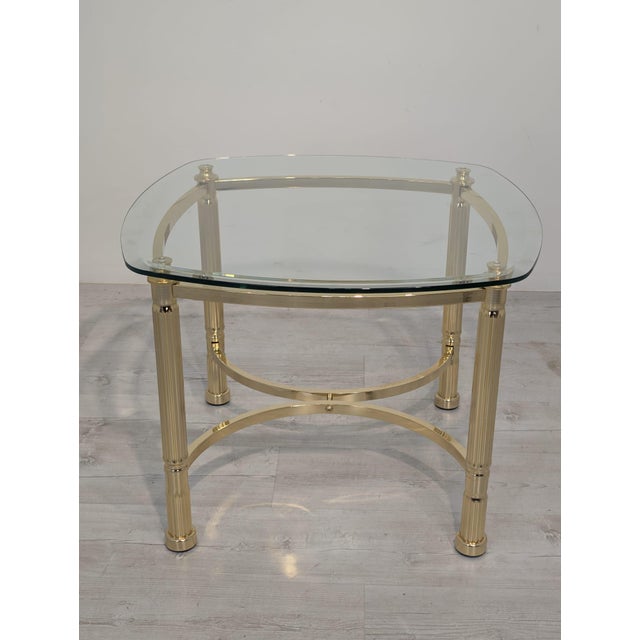 Hollywood Regency Gilt Coffee Table Frame with Glass Top, 1970 For Sale - Image 4 of 14