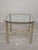 Hollywood Regency Gilt Coffee Table Frame with Glass Top, 1970 For Sale - Image 4 of 14