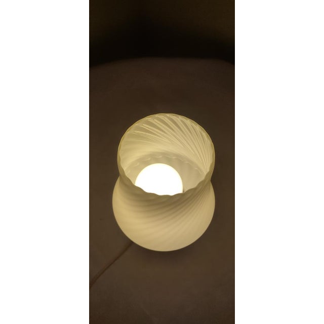 Goldenrod Muranos Mushroom Table Lamp, Italy, 1970s For Sale - Image 8 of 17