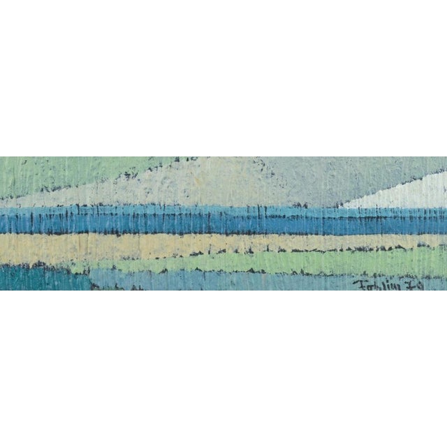 Gunnar Fohlin, Abstract Composition, 1979, Oil on Cardboard For Sale