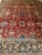 Mid 20th Century Vintage Persian Mahal Sultanabad Rug, Hand-Knotted Wool, Geometric Pattern, Red & Blue, 9x13 For Sale - Image 5 of 11