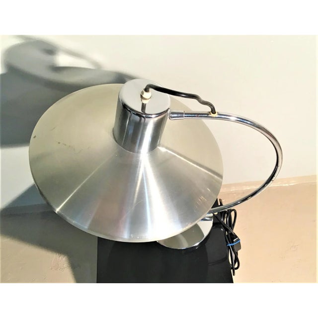 Postmodern Space Age Steel Table Lamp, 1960s For Sale - Image 3 of 7