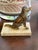 Pair of Cast Brass Sporting Dog Bookends on Marble Bases For Sale - Image 10 of 12
