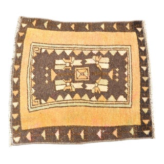 1960s Vintage Wool Rug For Sale