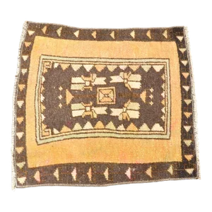 1960s Vintage Wool Rug