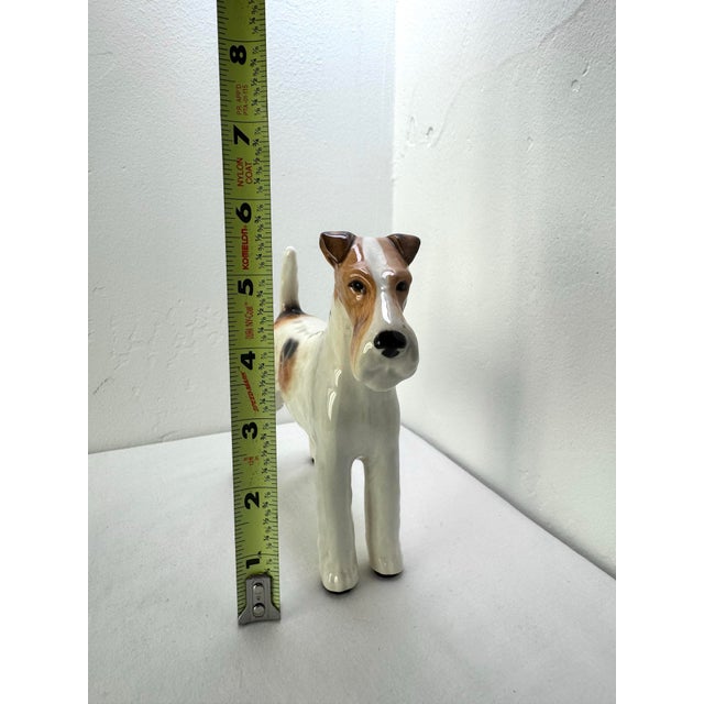 Antique Beswick Talavera Dog Figurine ~ “Romulus” ~ Wire Haired Terrier Dog For Sale - Image 9 of 11