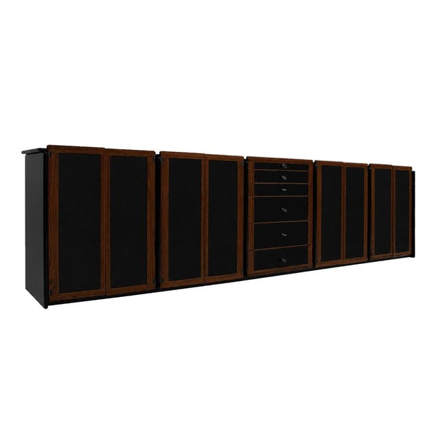 The sideboard, designed by afra and tobia scarpa for maxalto in the 1970s, is a refined example of italian modern design,...