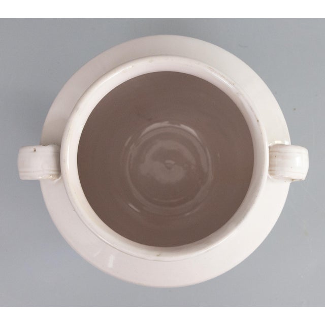 Antique 19th Century French White Glazed Confit Pot For Sale In Houston - Image 6 of 9