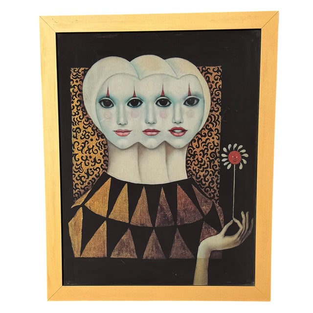 Huge Trinity of Vision and Grace Margaret Keane Print. This was custom made for a window display in West Hollywood during...