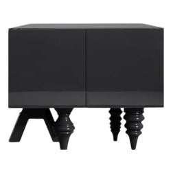 Multileg Sideboard Lacquer in Black by Jaime Hayon for BD Barcelona For Sale