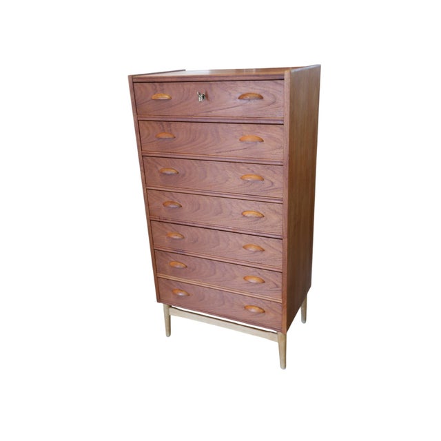 Mid-Century Modern Danish Chest of Drawers in Teak with Seven Drawers, 1960s For Sale - Image 3 of 15