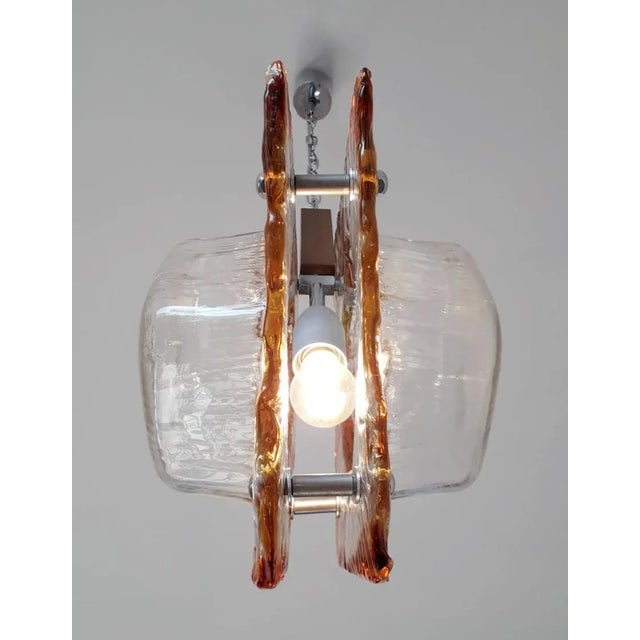 Mid 20th Century Diamond Pendant by Mazzega For Sale - Image 9 of 10