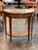 19th Century Marble Top Demi-Lune Console Table With Marquetry Frieze For Sale - Image 4 of 11