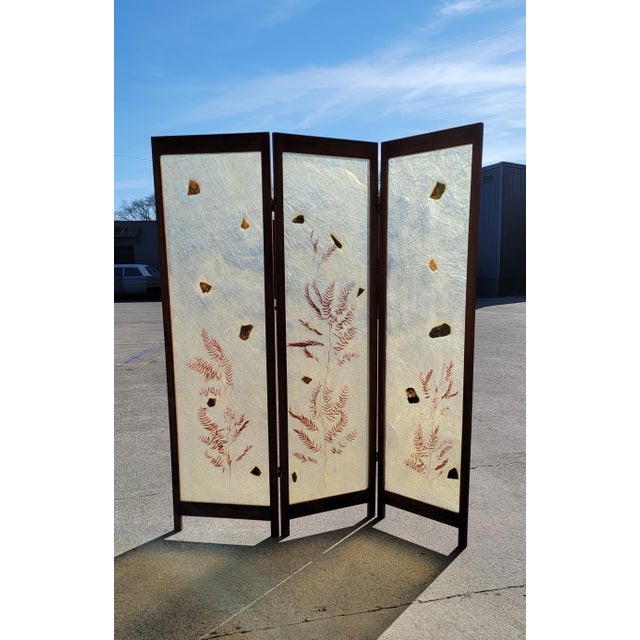Organic MidCentury Modern Folding Screen Chairish