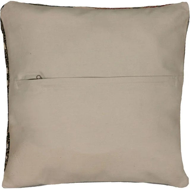 1960s Turkish Hemp Pillow. Sewn with fragments of vintage hand made Anatolian Hemp and Cotton Kilims. Fiber fill. Kilims &...