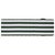 Newport Chaise Lounge, Green Stripe For Sale - Image 10 of 13