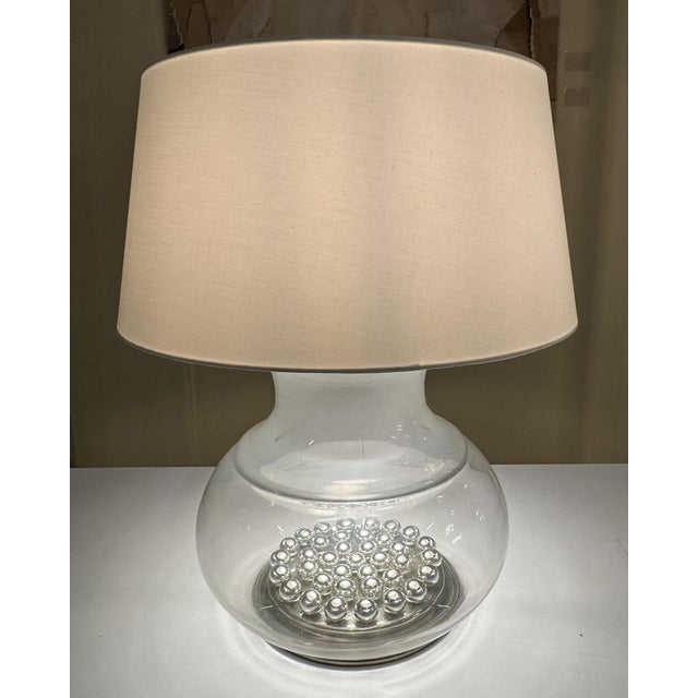 Glass Large Table Lamps from Selenova, Murano, Italy, 1970s, Set of 2 For Sale - Image 7 of 15