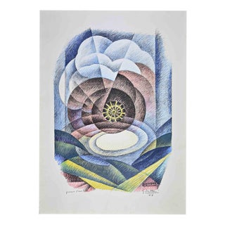 Gerardo Dottori, Spring Explosion, 1969, Lithograph For Sale