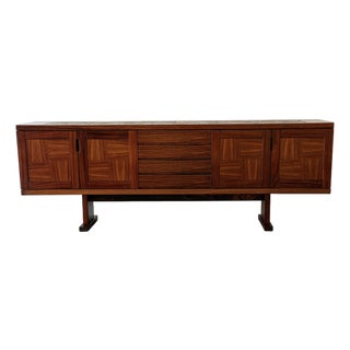 Rosewood Credenza With Ceramic Tile Top, Poul H. Poulsen for Gangsø Møbler, Denmark, C. 1970s For Sale