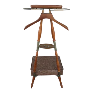 Mid 20th Century Vintage Wooden Spiegel Mid Century Gentleman Valet/ Butler Chair
