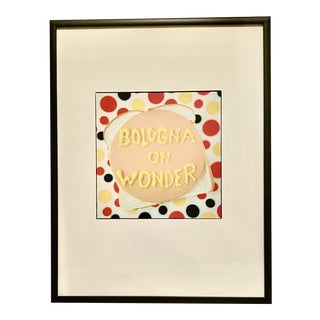 1980s "Bologna on Wonder" Still Life Poster, Framed For Sale