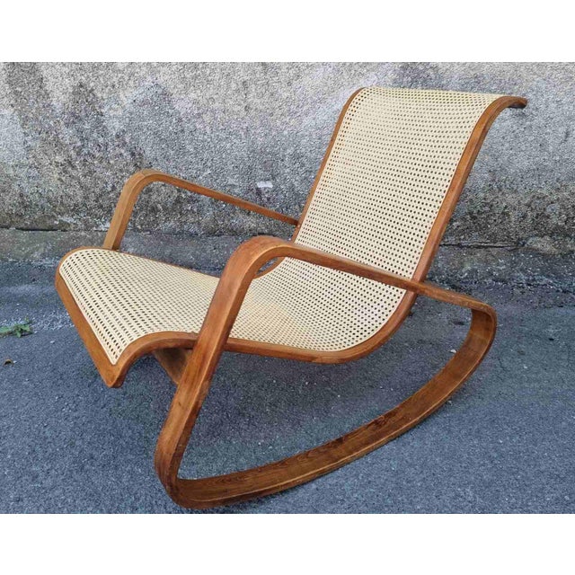 Mid-Century Modern Dondolo Rocking Chair by Luigi Crassevig, 1970s For Sale - Image 18 of 18