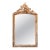 19th Century Italian Baroque Giltwood Mirror With Cherub Crest For Sale