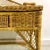 Vintage Wicker and Rattan Desk For Sale - Image 4 of 13