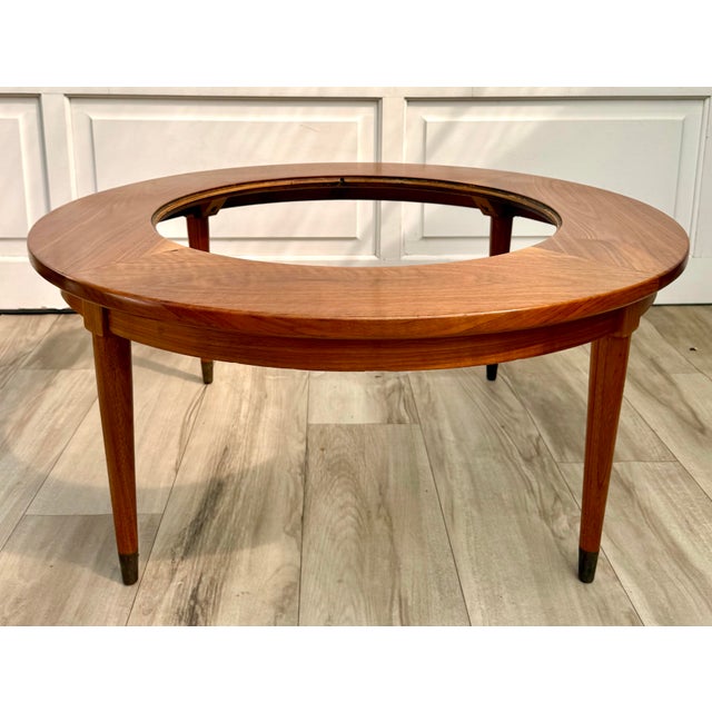 MCM Coffee Table Brass Tray For Sale - Image 10 of 17