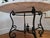 Vintage 54" Round Carrara Marble & Iron Center Table For Sale In New York - Image 6 of 11