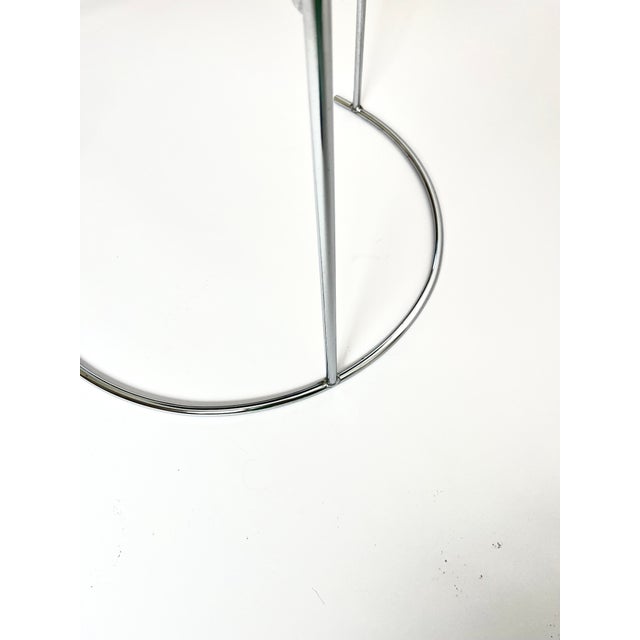 Vintage Italian Modernist Canasta Chair in Black Leather and Metal from Arrben, 1970s-1980s For Sale - Image 13 of 16