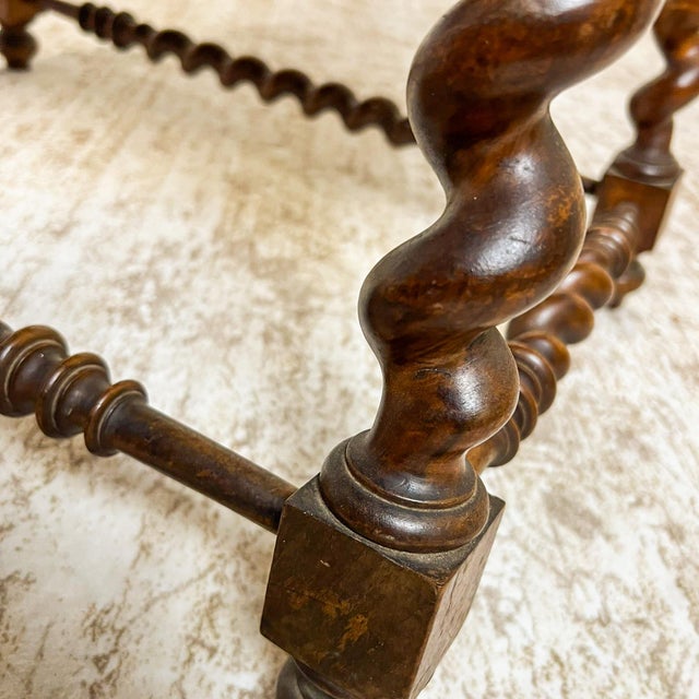 Wood European Walnut Parquet Occasional Table, Circa 1920–1940 For Sale - Image 7 of 11