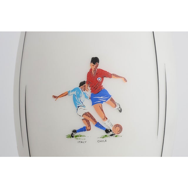 Glass Collector's Pendant Lamp Commemorating the 1962 Fifa World Cup in Chile, United Kingdom, 1960s For Sale - Image 7 of 13