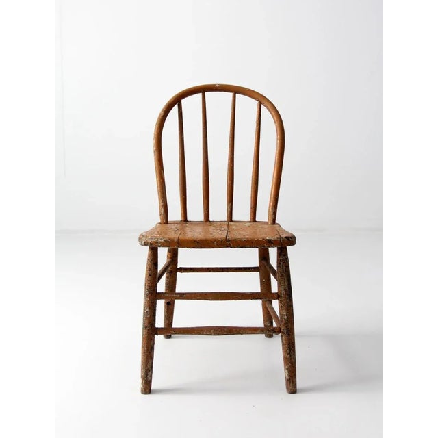 Late 19th Century Primitive Farmhouse Chair For Sale - Image 10 of 10