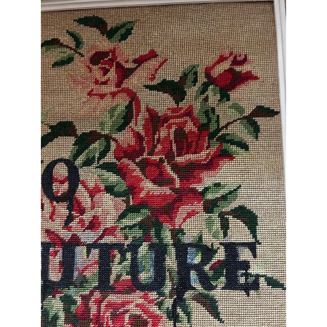 Framed No Future Tapestry, 1950s For Sale - Image 3 of 9